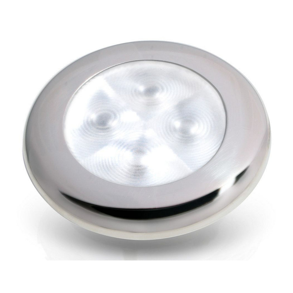 Hella Marine Round LED Courtesy Lamp - Stainless Steel Bezel - 24V -  Furneaux Riddall
