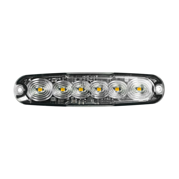 Low Profile 6-LED Amber Warning Lamp - Furneaux Riddall