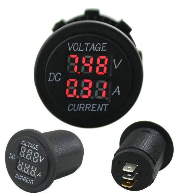 Mini Panel Voltmeter/Ammeter With 10A Fuse - Furneaux Riddall